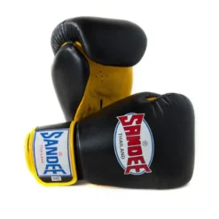 Sandee ABG1 Authentic 2 Tone Boxing Gloves-Black/Yellow