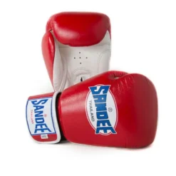 Sandee ABG1 Authentic 2 Tone Boxing Gloves- Red/White