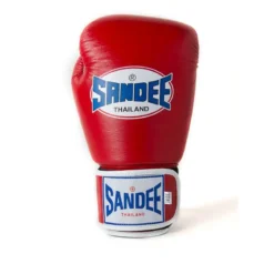 Sandee ABG1 Authentic 2 Tone Boxing Gloves- Red/White -Fight Shop Direct ABG1 REDWHI 3