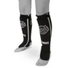 Sandee Slip-on Competition Shinguards- Black White 2 Sandee Slip-on Competition Shinguards- Black White -Fight Shop Direct CSCS2 BLKWHI 1