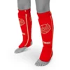 Sandee Slip-on Competition Shinguards- Red/White 1 Sandee Slip-on Competition Shinguards- Red/White -Fight Shop Direct CSCS2 REDWHI 1