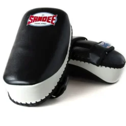 Sandee CTP1 Curved Thai Kick Pads- Black White -Fight Shop Direct CTP1 BLKWHI 5