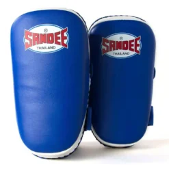 Sandee CTP1 Curved Thai Kick Pads- Blue White 10 Sandee CTP1 Curved Thai Kick Pads- Blue White -Fight Shop Direct CTP1 BLUWHI 4