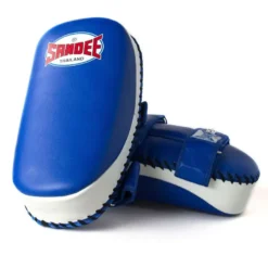 Sandee CTP1 Curved Thai Kick Pads- Blue White 11 Sandee CTP1 Curved Thai Kick Pads- Blue White -Fight Shop Direct CTP1 BLUWHI 5