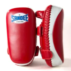 Sandee CTP1 Curved Thai Kick Pads- Red White