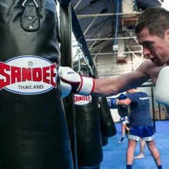 Sandee Full Leather Punch Bag- Black 9 Sandee Full Leather Punch Bag- Black -Fight Shop Direct FLPB1 BLK 5