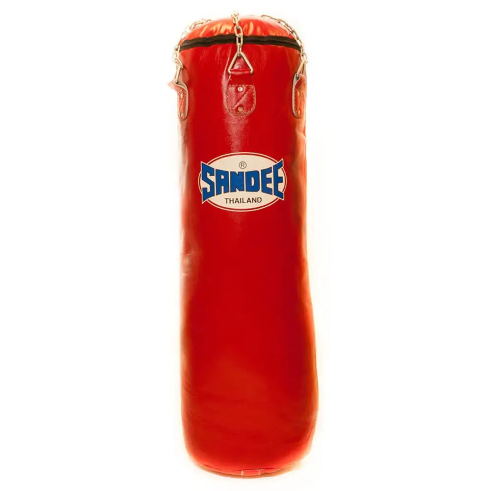Sandee Full Leather Punch Bag- Red 3 Sandee Full Leather Punch Bag- Red
