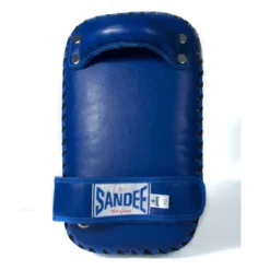 Sandee FTP2 Extra Thick Flat Thai Kick Pads- Blue White -Fight Shop Direct FTP2 BLUWHI 3