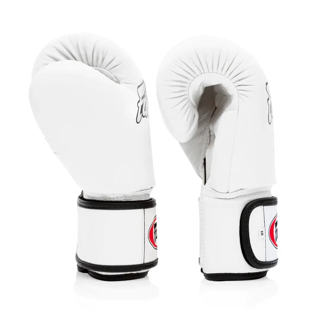 Fairtex BGV1-B White Breathable Muay Thai Gloves 5 Fairtex BGV1-B White Breathable Muay Thai Gloves - Image 3