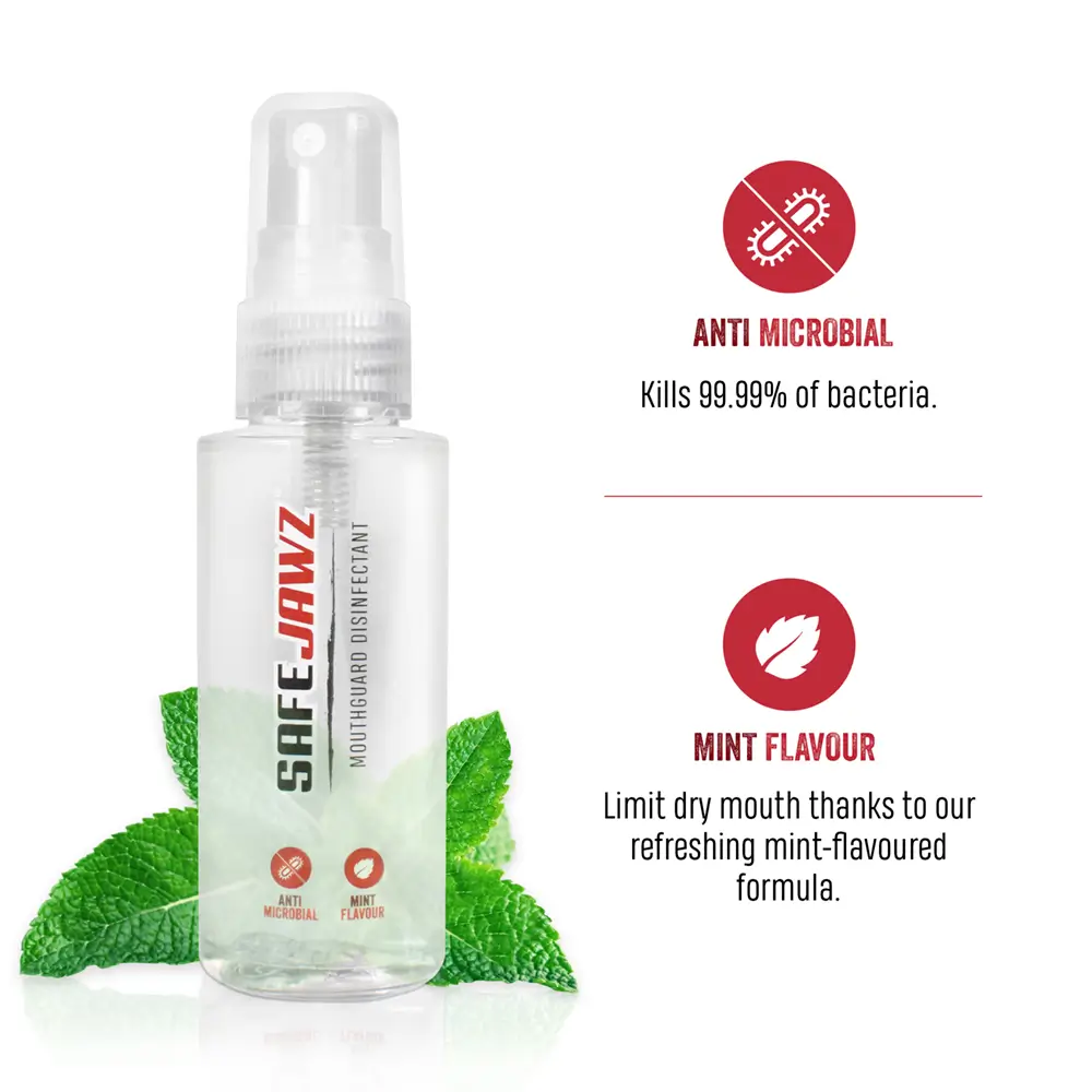 SafeJawz Mouthguard Disinfectant Spray 4 SafeJawz Mouthguard Disinfectant Spray - Image 2