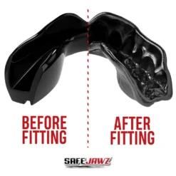 SafeJawz Intro Series Black Mouthguard -Fight Shop Direct Intro Black 4