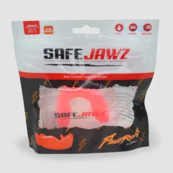 SafeJawz Intro Series Fluro Orange Mouthguard -Fight Shop Direct Intro Fluro Orange 4