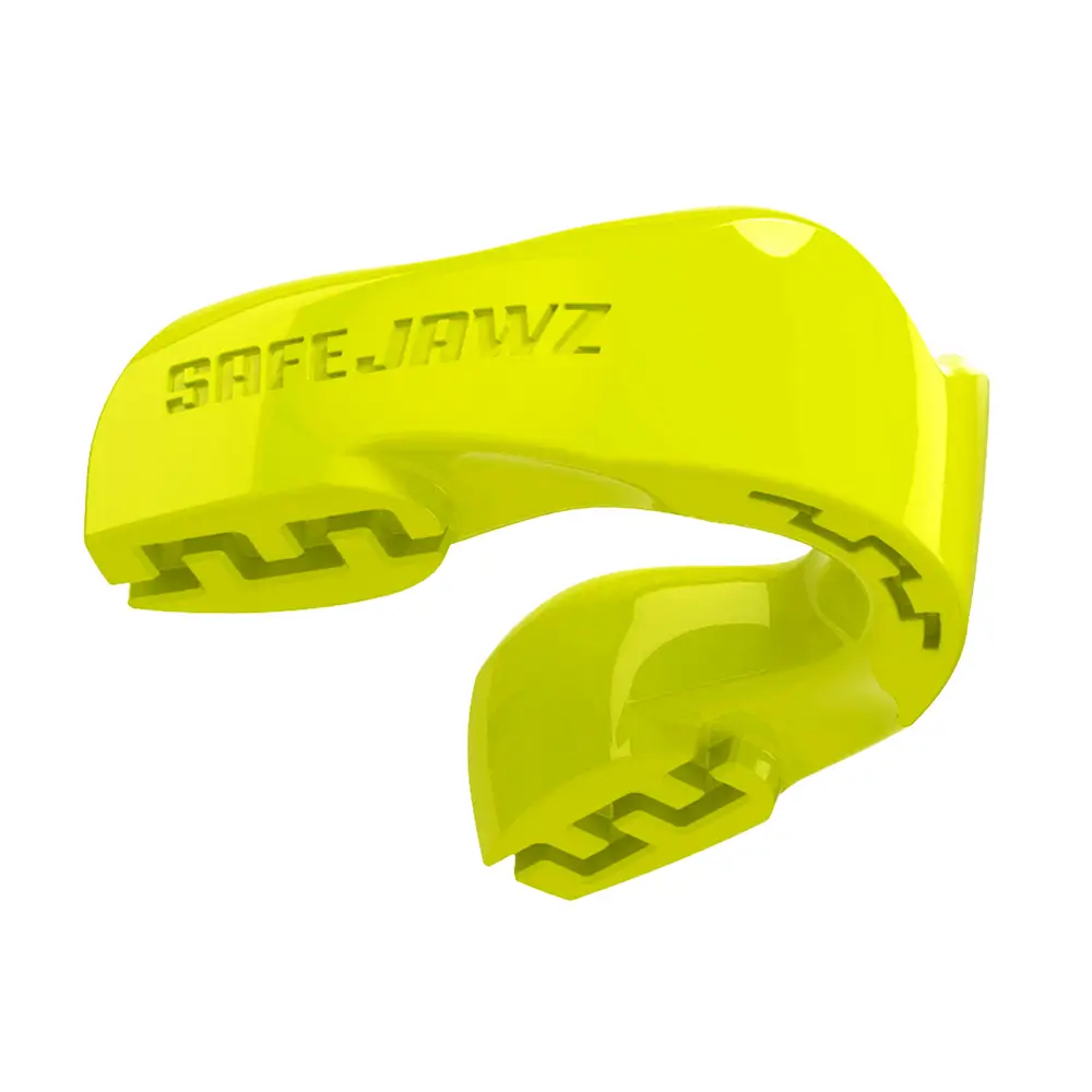 SafeJawz Intro Series Fluro Yellow Mouthguard 3 SafeJawz Intro Series Fluro Yellow Mouthguard