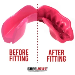 SafeJawz Intro Series Pink Mouthguard -Fight Shop Direct Intro Pink 4