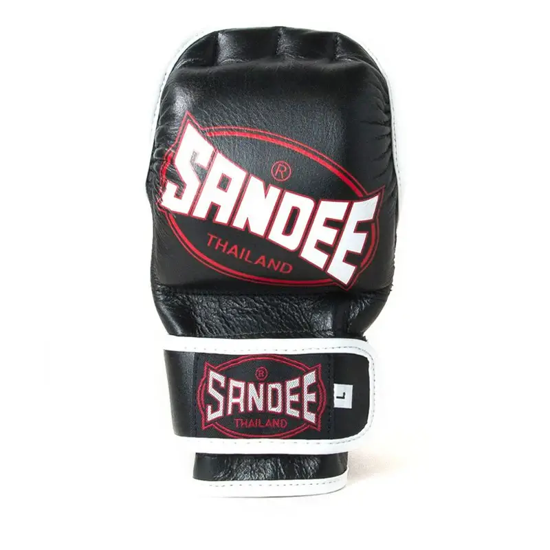 Sandee MSG1 MMA Sparring Gloves- Black White 4 Sandee MSG1 MMA Sparring Gloves- Black White - Image 2