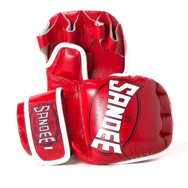 Sandee MSG1 MMA Sparring Gloves- Red White 2 Sandee MSG1 MMA Sparring Gloves- Red White