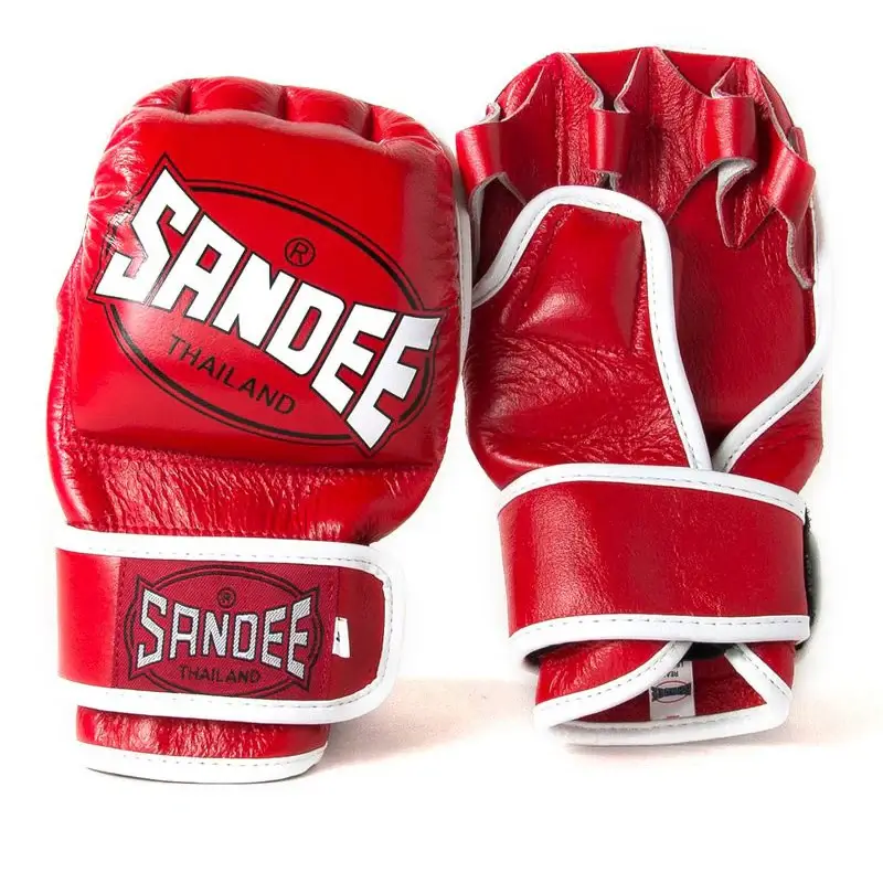 Sandee MSG1 MMA Sparring Gloves- Red White 3 Sandee MSG1 MMA Sparring Gloves- Red White - Image 2