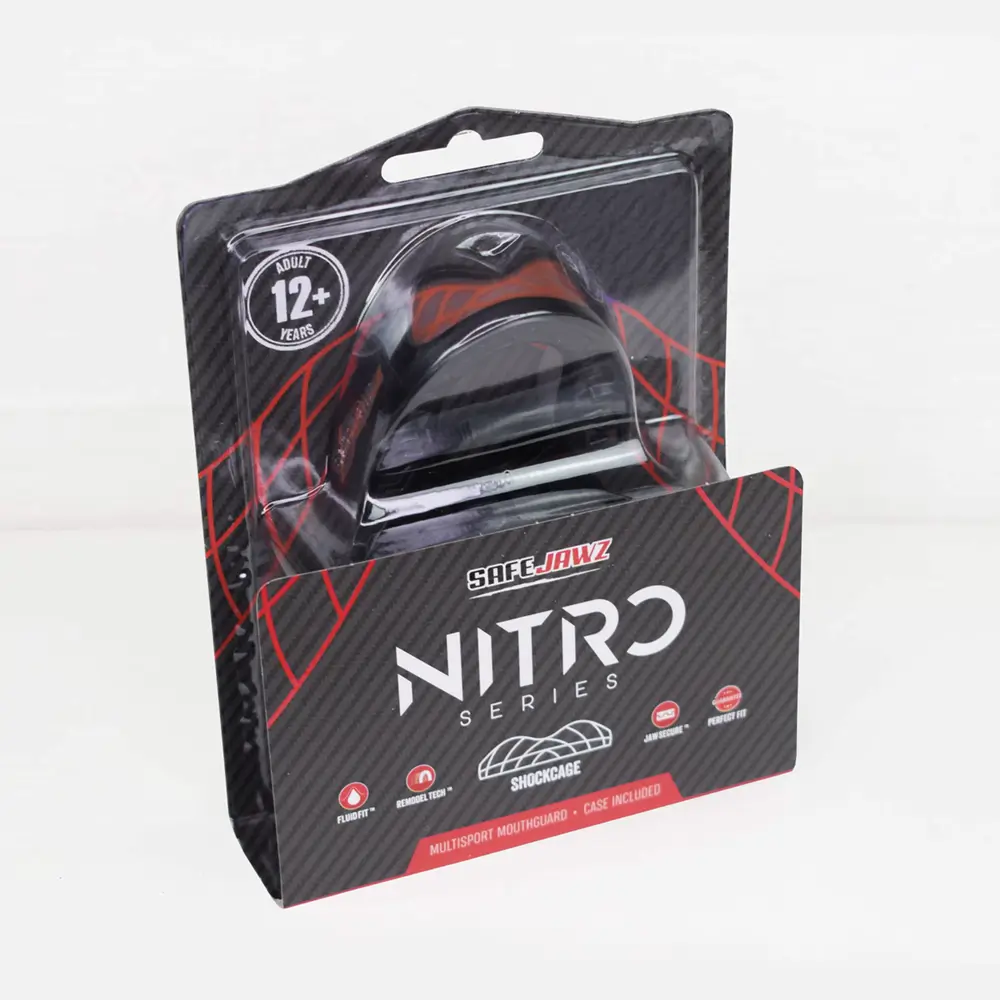 SafeJawz Nitro Series Black Red 8 SafeJawz Nitro Series Black Red - Image 6