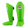 Twins SGL10 Green Double Padded Shin Guards -Fight Shop Direct SGL10 GN