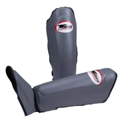 Twins SGL10 Grey Double Padded Shin Guards