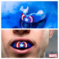 SafeJawz Marvel Captain America Mouthguard -Fight Shop Direct SJ CA 6