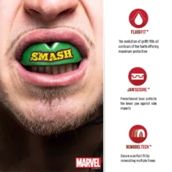 SafeJawz Marvel The Hulk Mouthguard -Fight Shop Direct SJ Hulk 5