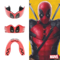 SafeJawz Marvel Deadpool Mouthguard Adult 10 SafeJawz Marvel Deadpool Mouthguard Adult -Fight Shop Direct SJ Marvel DP 3