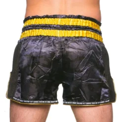 Sandee Muay Thai Shorts Supernatural Power – Black/Gold 7 Sandee Muay Thai Shorts Supernatural Power – Black/Gold -Fight Shop Direct TS3 SUPER BLKCARGLD 3