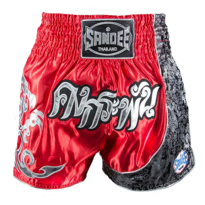 Sandee Muay Thai Shorts Unbreakable – Red 3 Sandee Muay Thai Shorts Unbreakable – Red