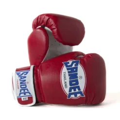 Sandee Authentic Red Muay Thai Gloves