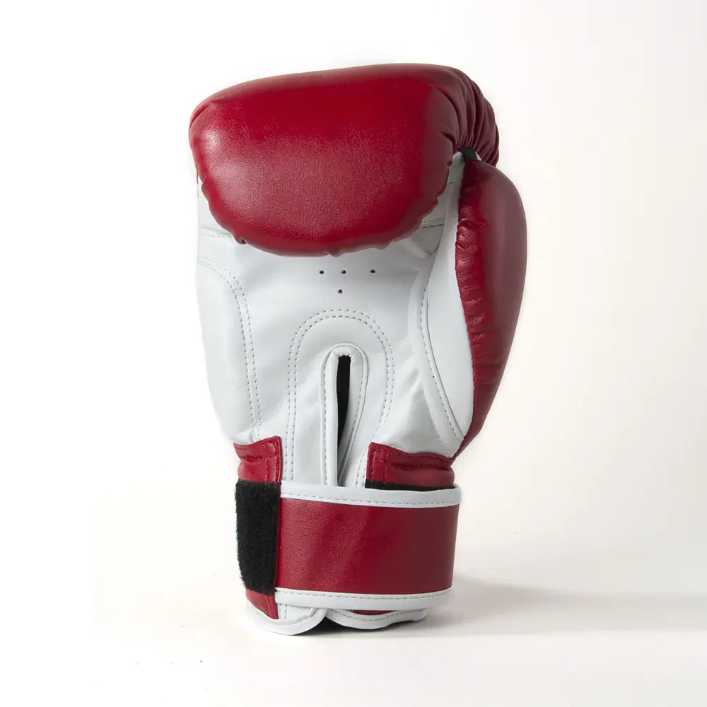 Sandee Authentic Red Muay Thai Gloves 6 Sandee Authentic Red Muay Thai Gloves - Image 4