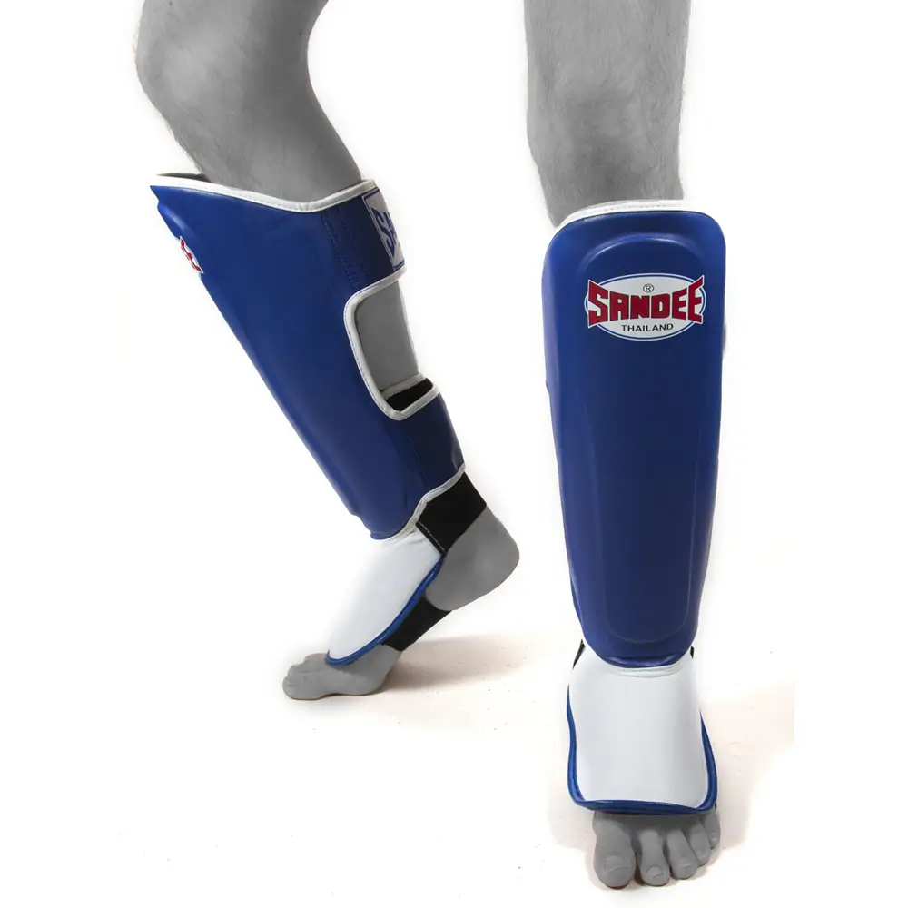 Sandee Authentic Blue White Shin Guards 5 Sandee Authentic Blue White Shin Guards - Image 3