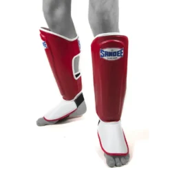 Sandee Authentic Red White Shin Guards 8 Sandee Authentic Red White Shin Guards -Fight Shop Direct asg2 rdwh 3