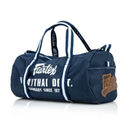 Fairtex BAG9 Retro Style Gym Bag-Navy -Fight Shop Direct bag 9 navy 3