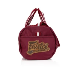 Fairtex BAG9 Retro Style Gym Bag-Maroon 10 Fairtex BAG9 Retro Style Gym Bag-Maroon -Fight Shop Direct bag 9 red 3