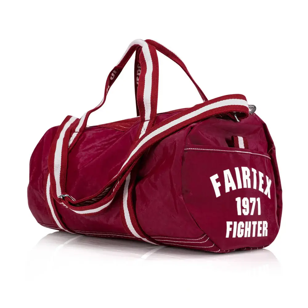 Fairtex BAG9 Retro Style Gym Bag-Maroon 8 Fairtex BAG9 Retro Style Gym Bag-Maroon - Image 6