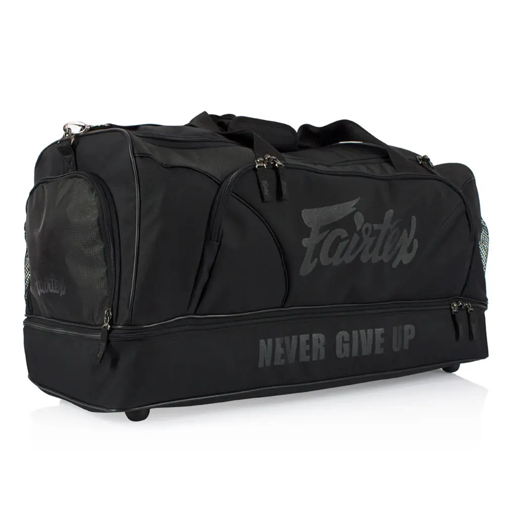 Fairtex BAG2 Black Heavy Duty Gym Bag 3 Fairtex BAG2 Black Heavy Duty Gym Bag