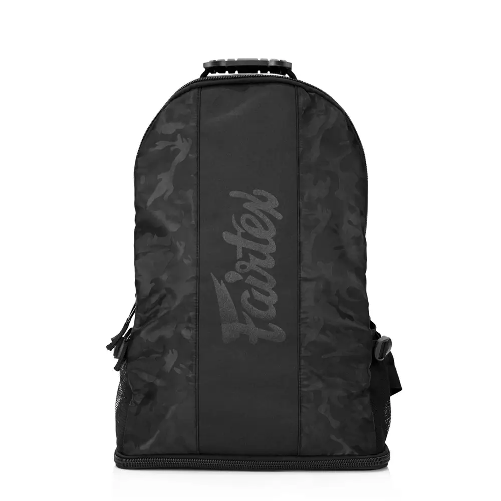 Fairtex BAG4 Black Camo Rucksack Gym Bag 4 Fairtex BAG4 Black Camo Rucksack Gym Bag - Image 2