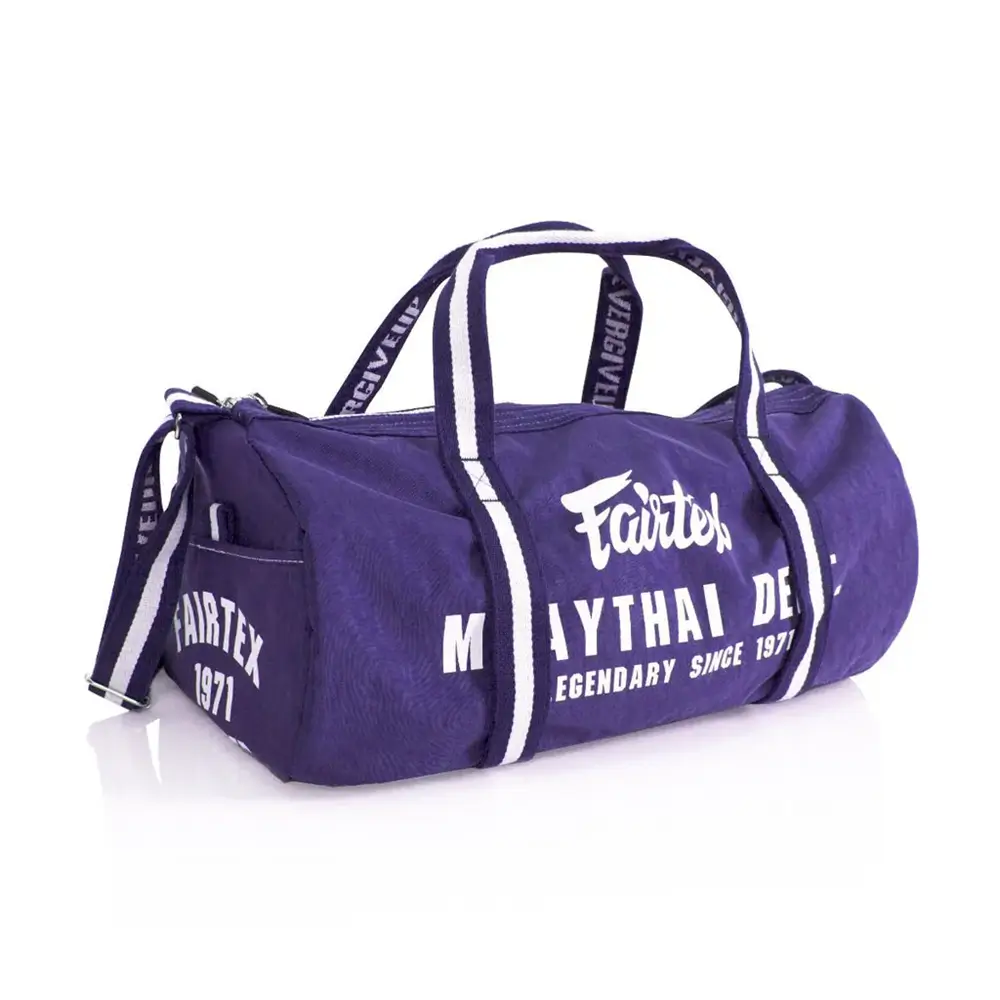 Fairtex BAG9 Retro Style Gym Bag-Purple 3 Fairtex BAG9 Retro Style Gym Bag-Purple
