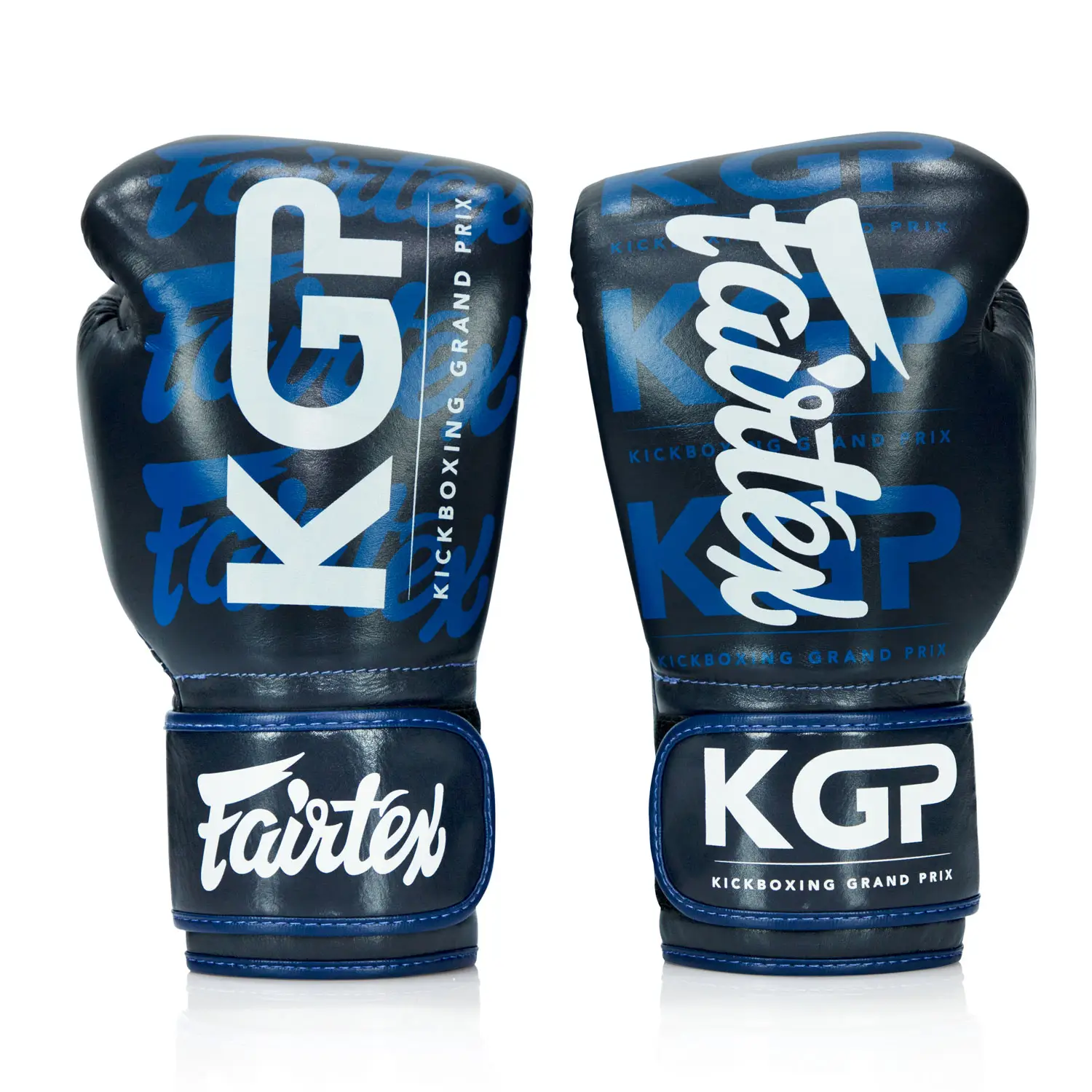 Fairtex X KGP Blue Muay Thai Gloves 4 Fairtex X KGP Blue Muay Thai Gloves - Image 2