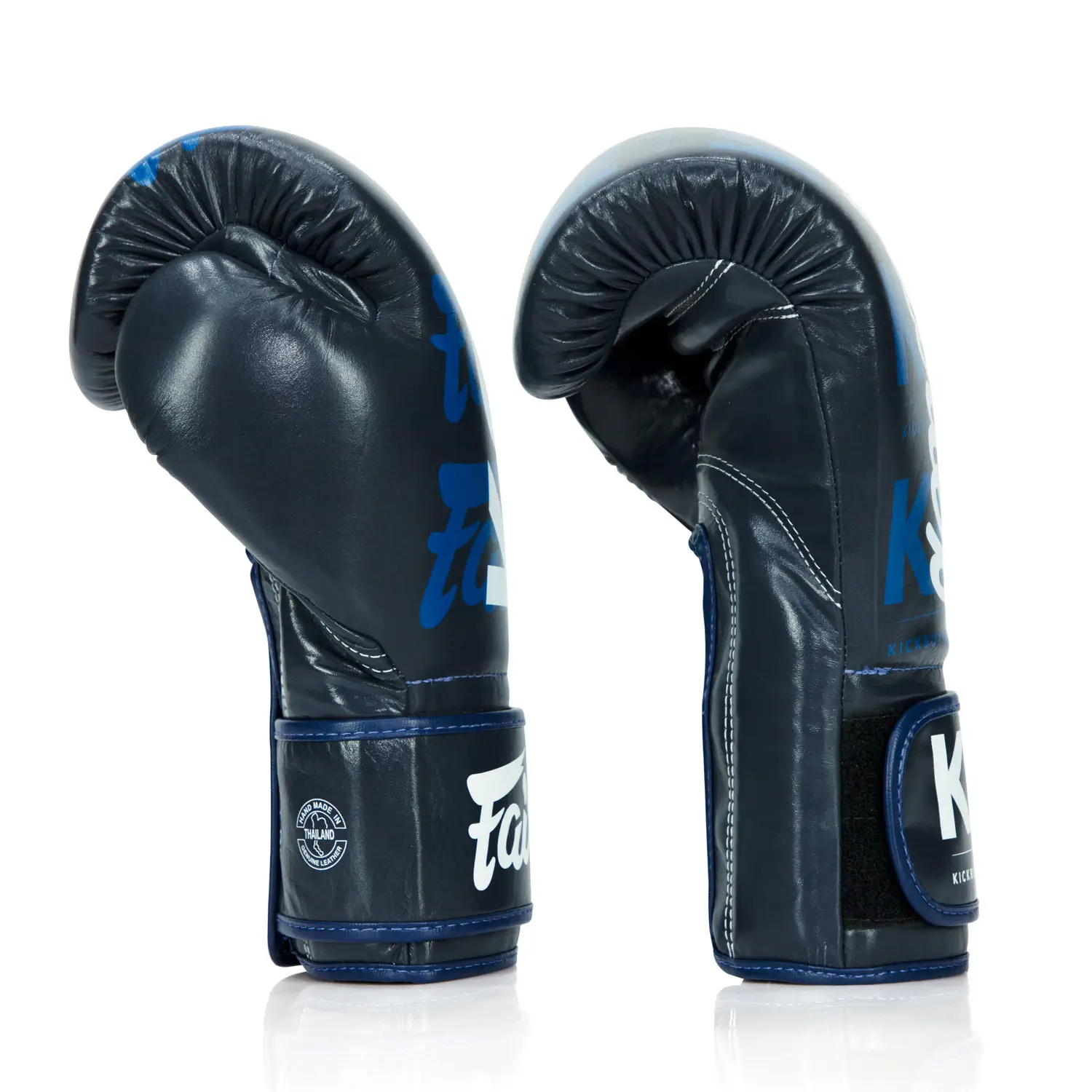 Fairtex X KGP Blue Muay Thai Gloves 5 Fairtex X KGP Blue Muay Thai Gloves - Image 3