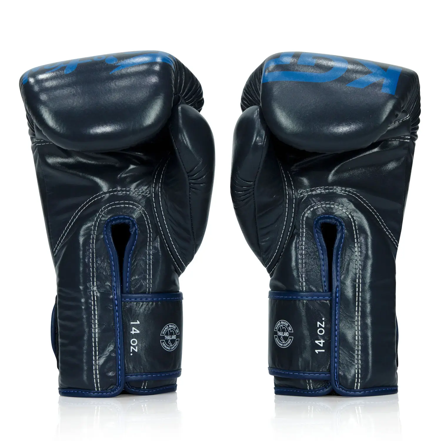 Fairtex X KGP Blue Muay Thai Gloves 6 Fairtex X KGP Blue Muay Thai Gloves - Image 4