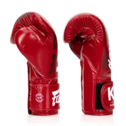 Fairtex X KGP Red Muay Thai Gloves -Fight Shop Direct bgv kgp rd 3