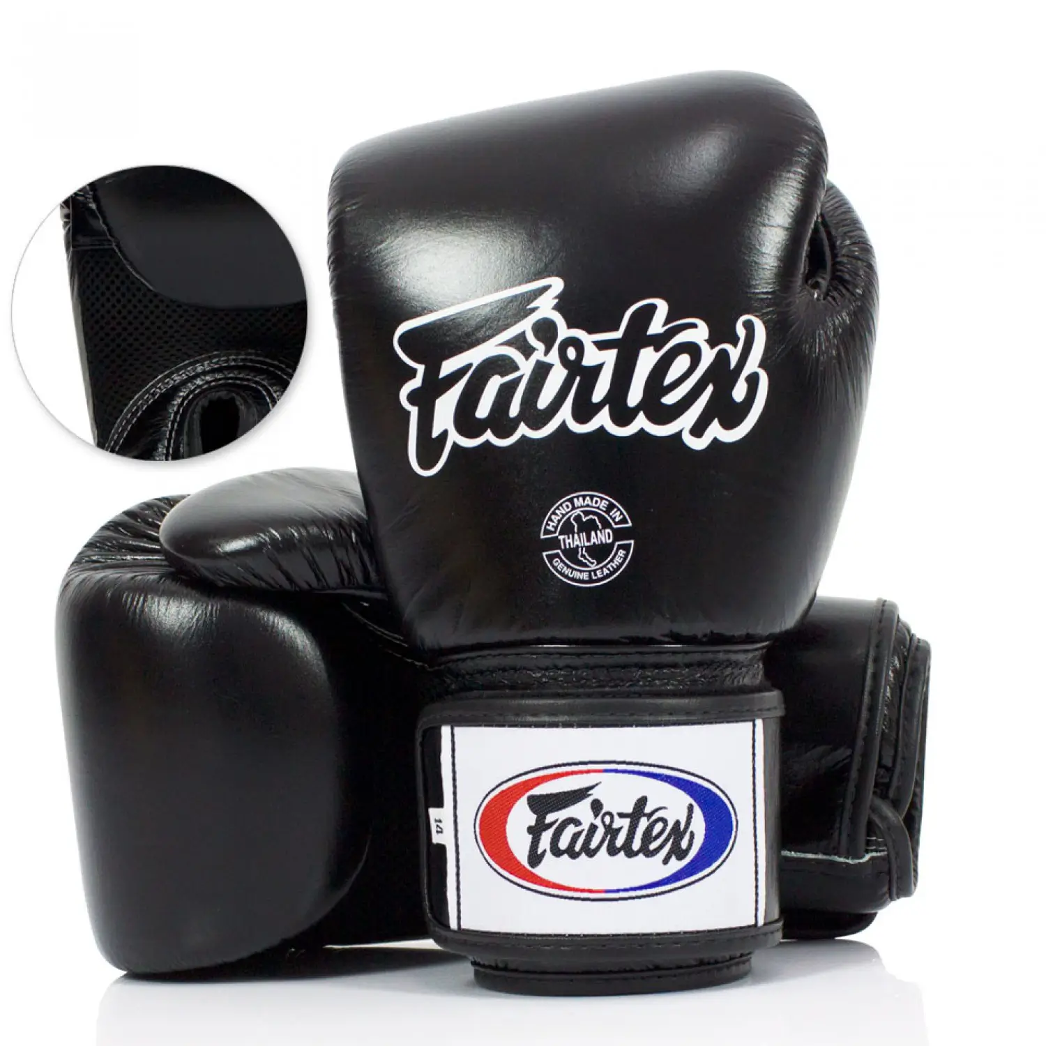 Fairtex BGV1 Black Muay Thai Gloves 4 Fairtex BGV1 Black Muay Thai Gloves - Image 2