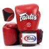 Fairtex BGV1-B Red Breathable Muay Thai Gloves -Fight Shop Direct bgv1 b rd 1