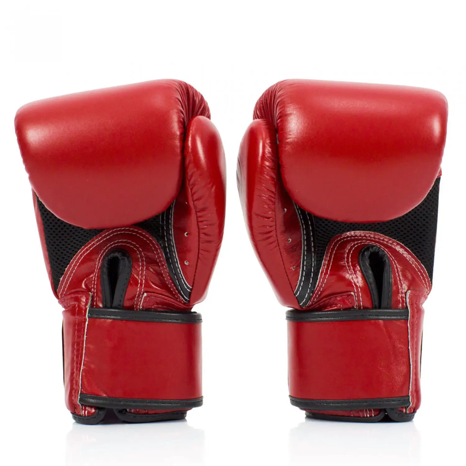 Fairtex BGV1-B Red Breathable Muay Thai Gloves 5 Fairtex BGV1-B Red Breathable Muay Thai Gloves - Image 3
