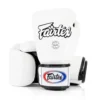 Fairtex BGV1 White Muay Thai Gloves 2 Fairtex BGV1 White Muay Thai Gloves -Fight Shop Direct bgv1 white 1