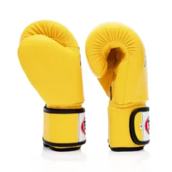 Fairtex BGV1 Yellow Muay Thai Gloves -Fight Shop Direct bgv1 yellow 3 1