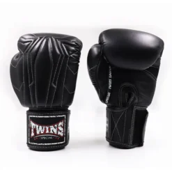 Twins BGVL14 Black Muay Thai Gloves -Fight Shop Direct bgv14 bk 2