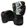 Fairtex BGV14 Painter Black Muay Thai Gloves -Fight Shop Direct bgv14 painter black